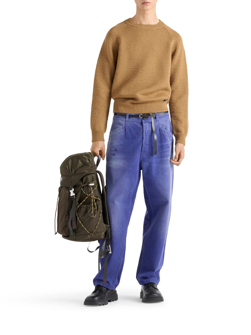 MAGLIONE GIROCOLLO IN LANA VERGINE