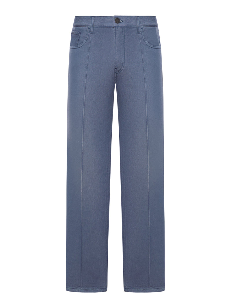 JEANS CINQUE TASCHE IN DENIM WASHED