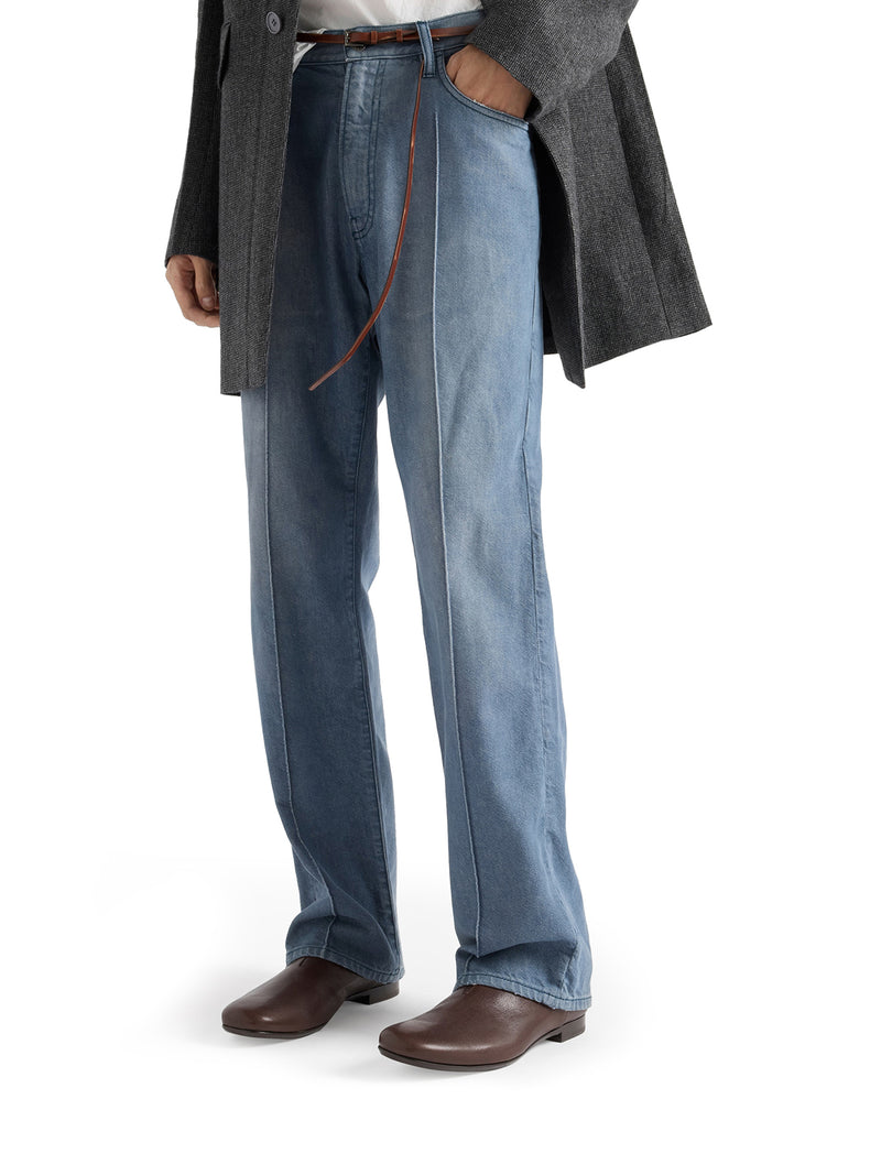 JEANS CINQUE TASCHE IN DENIM WASHED