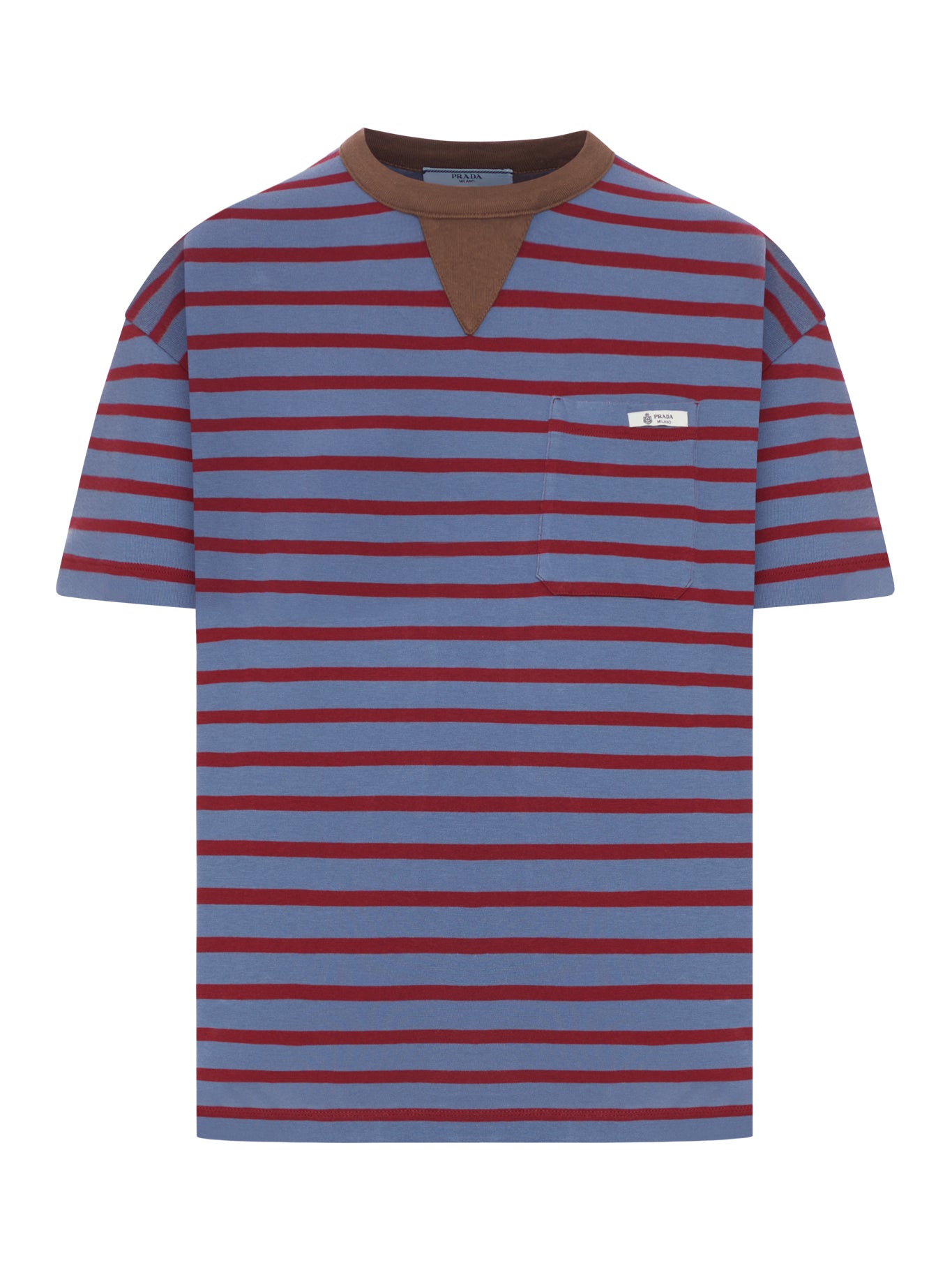 T-SHIRT OVERSIZE IN JERSEY A RIGHE