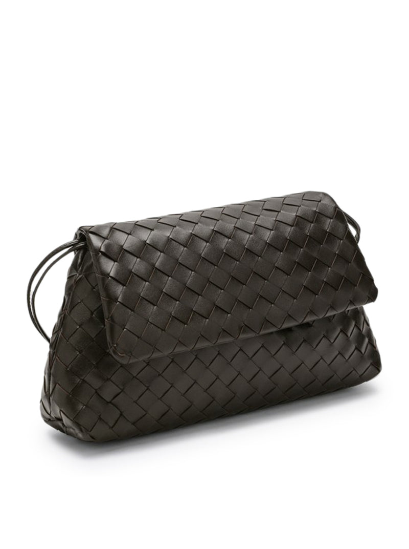 POUCH INTRECCIATO IN PELLE