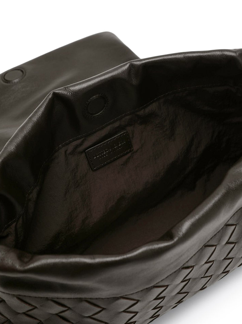 POUCH INTRECCIATO IN PELLE