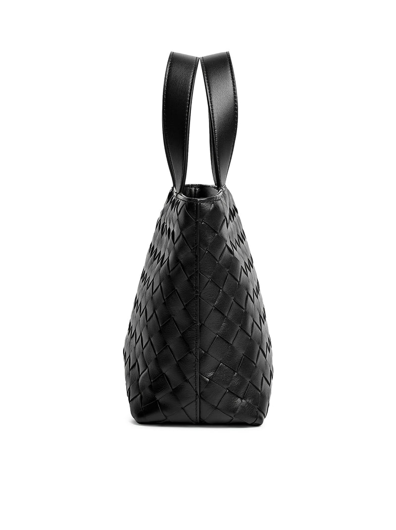 BORSA TOTE MINI INTRECCIATO CON ZIP