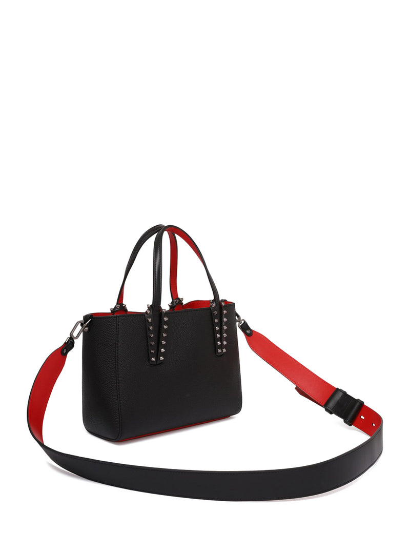 BORSA CABATA MINI IN PELLE MARTELLATA