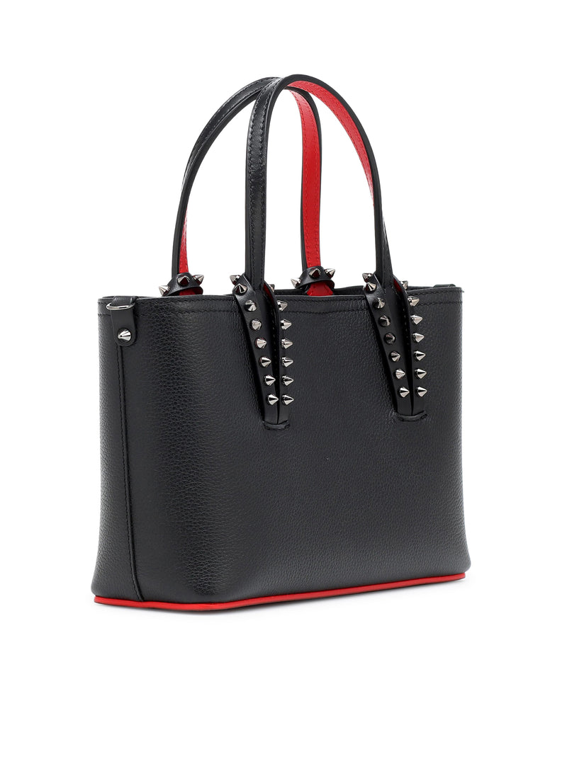 BORSA CABATA MINI IN PELLE MARTELLATA