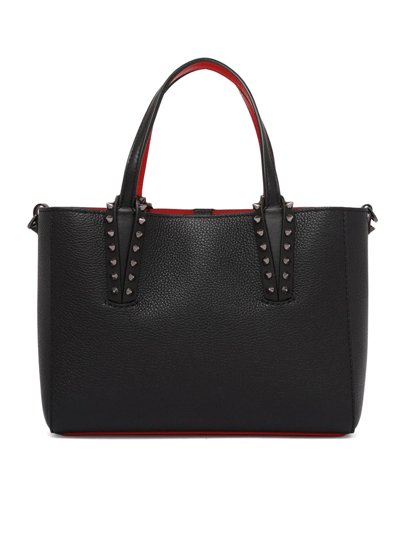 BORSA CABATA MINI IN PELLE MARTELLATA