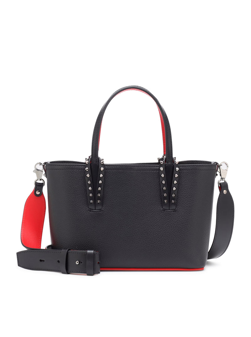 BORSA CABATA MINI IN PELLE MARTELLATA