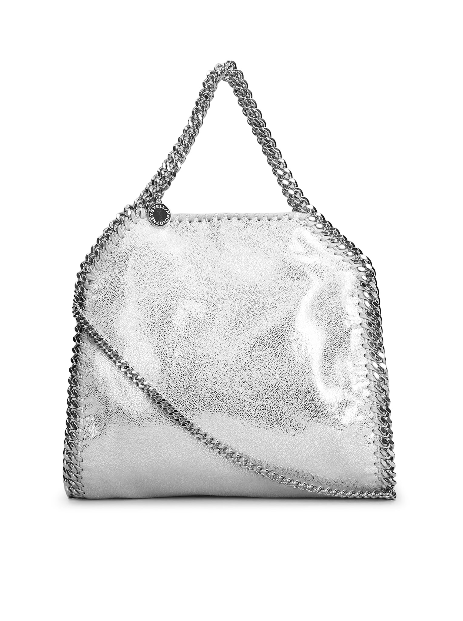 BORSA TOTE MINI FALABELLA PERLESCENTE