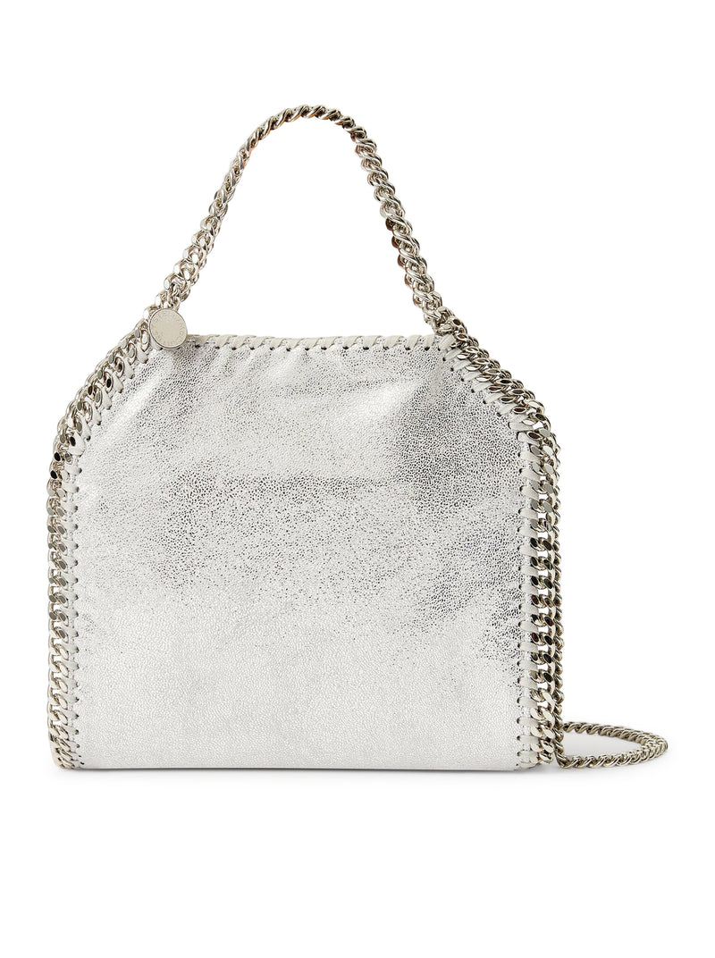 BORSA TOTE MINI FALABELLA METALLIZZATA