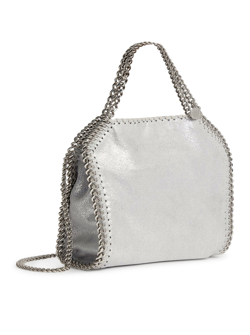 BORSA TOTE MINI FALABELLA METALLIZZATA
