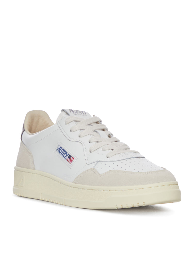 AUTRY MEDIALIST IN PELLE BIANCA