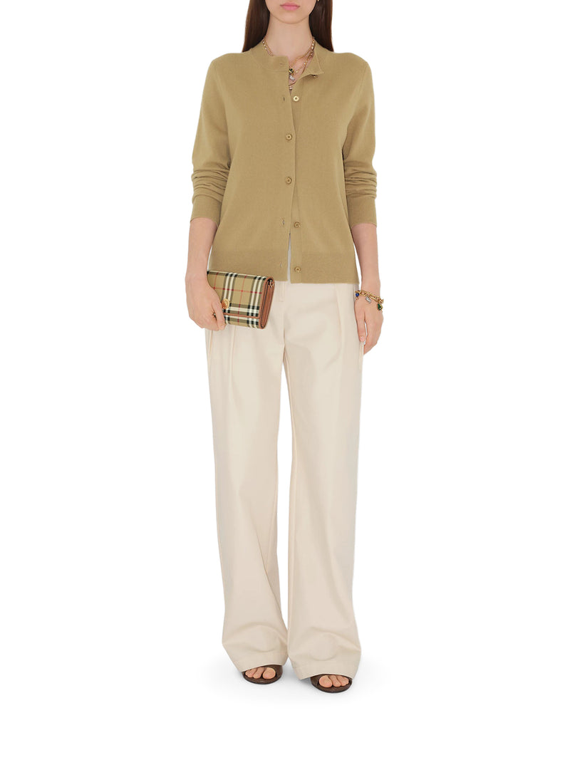 PORTAFOGLIO CHECK CON TRACOLLA A CATENA