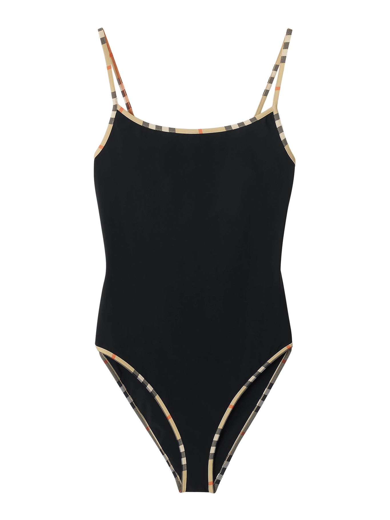 COSTUME DA BAGNO CON FINITURE CHECK