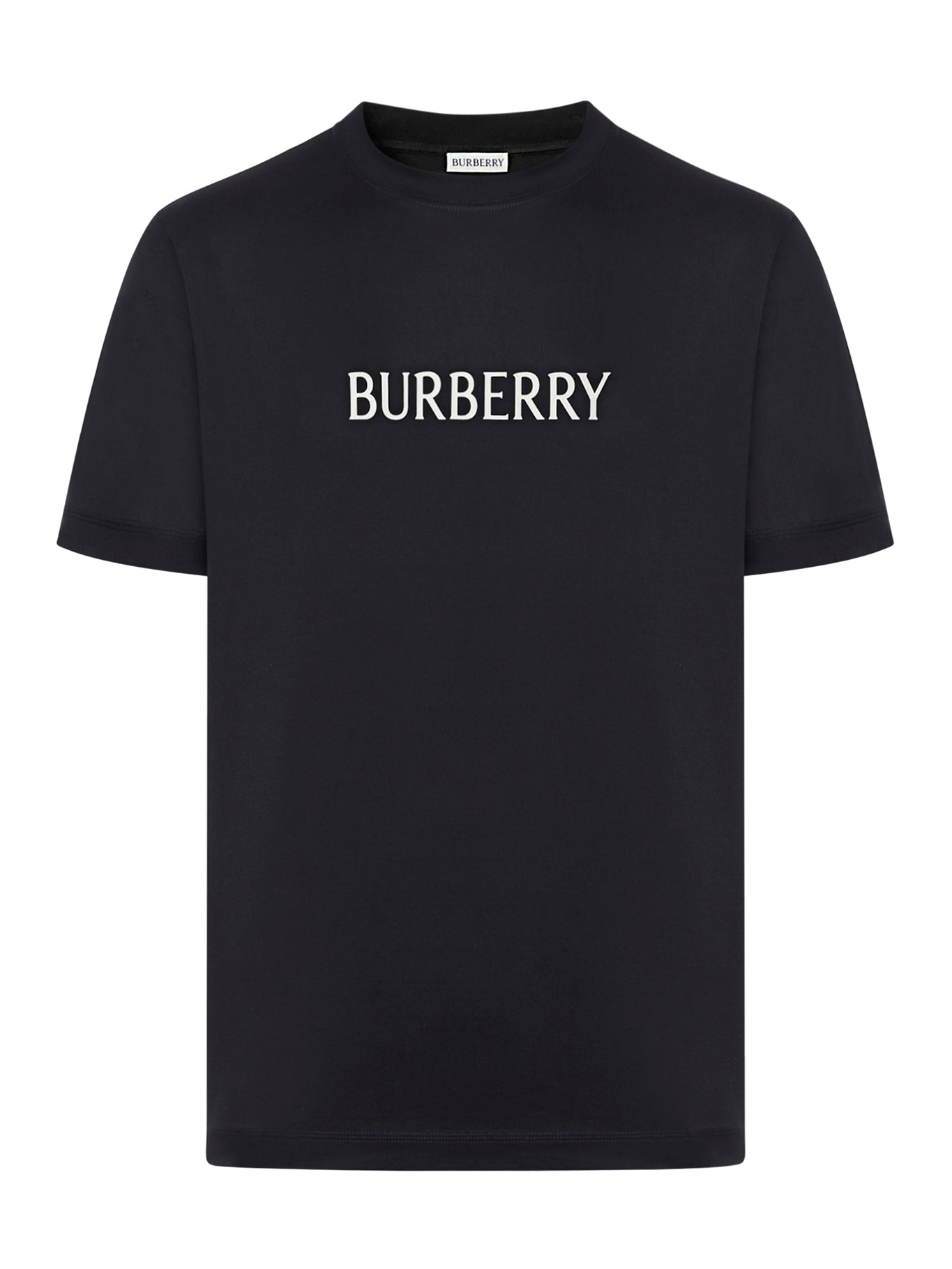T-SHIRT IN COTONE CON LOGO BURBERRY STAMPATO