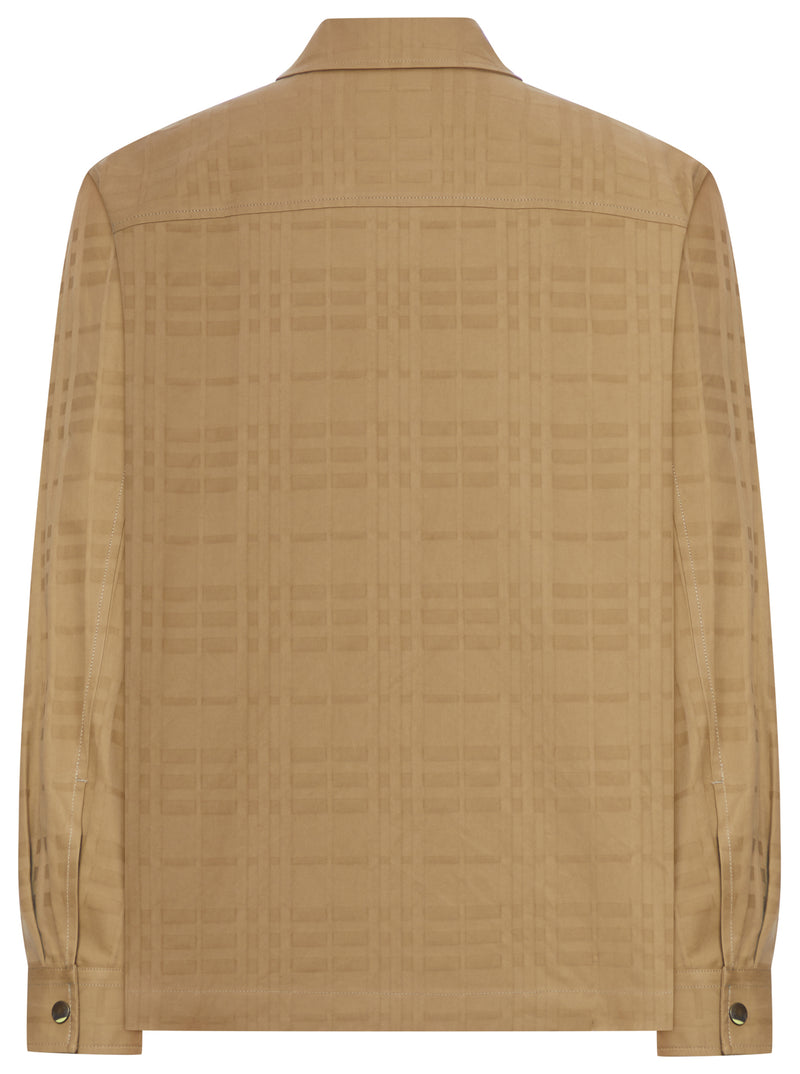 CAMICIONE CON CERNIERA IN COTONE CHECK