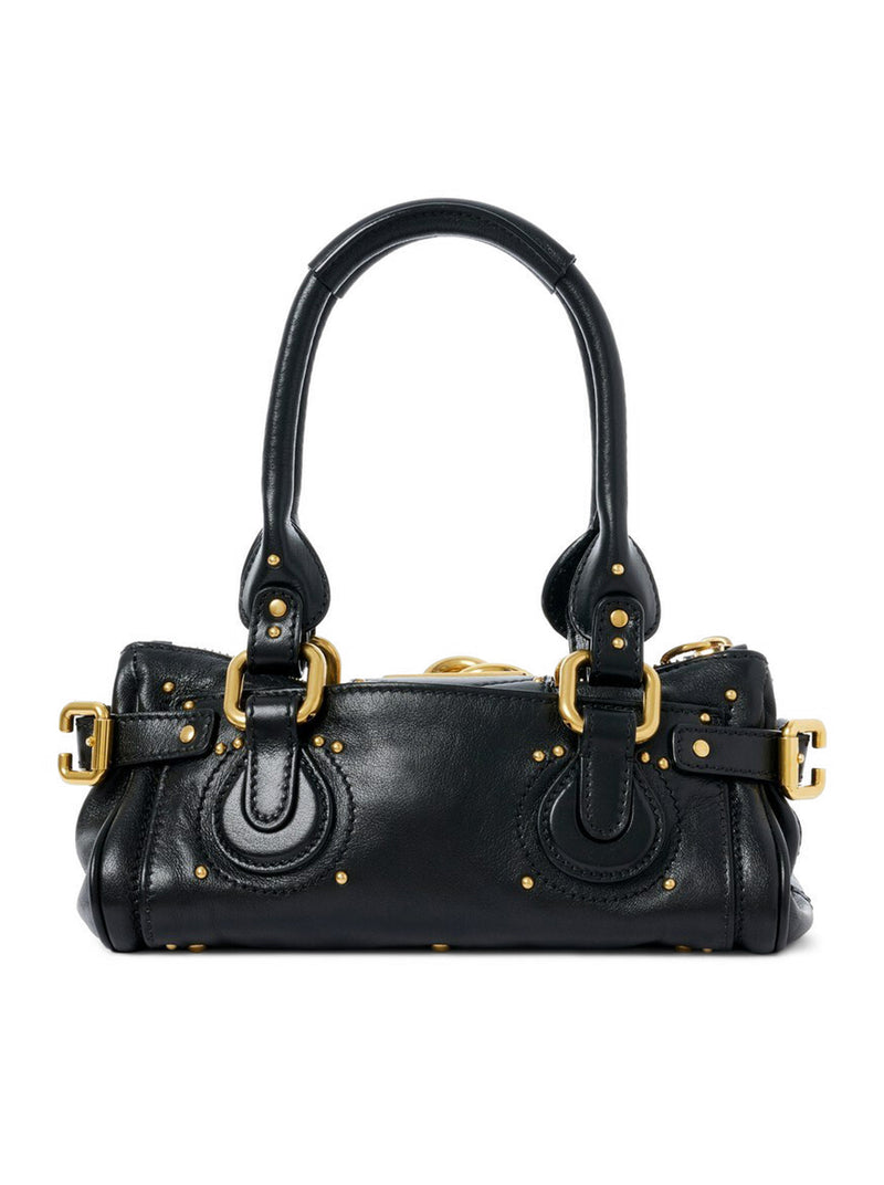 BORSA PADDINGTON PICCOLA IN PELLE GRANATA