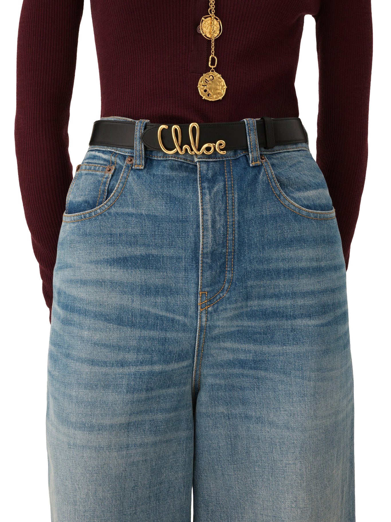 CINTURA ICONIC IN PELLE