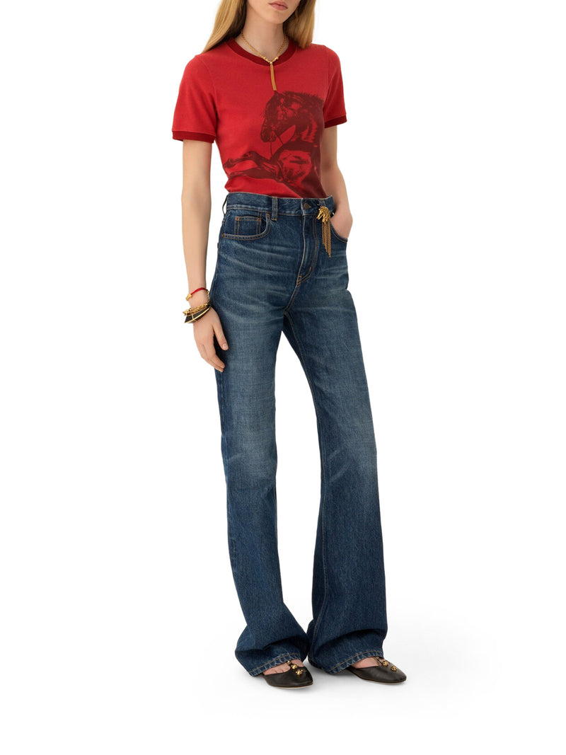 JEANS HORSE CAPSULE A VITA ALTA IN DENIM