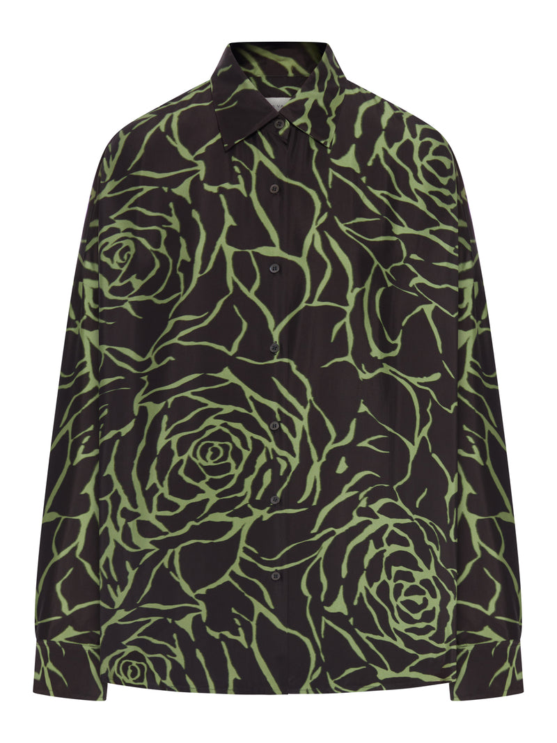 CAMICIA A MANICHE LUNGHE CON STAMPA ALL-OVER