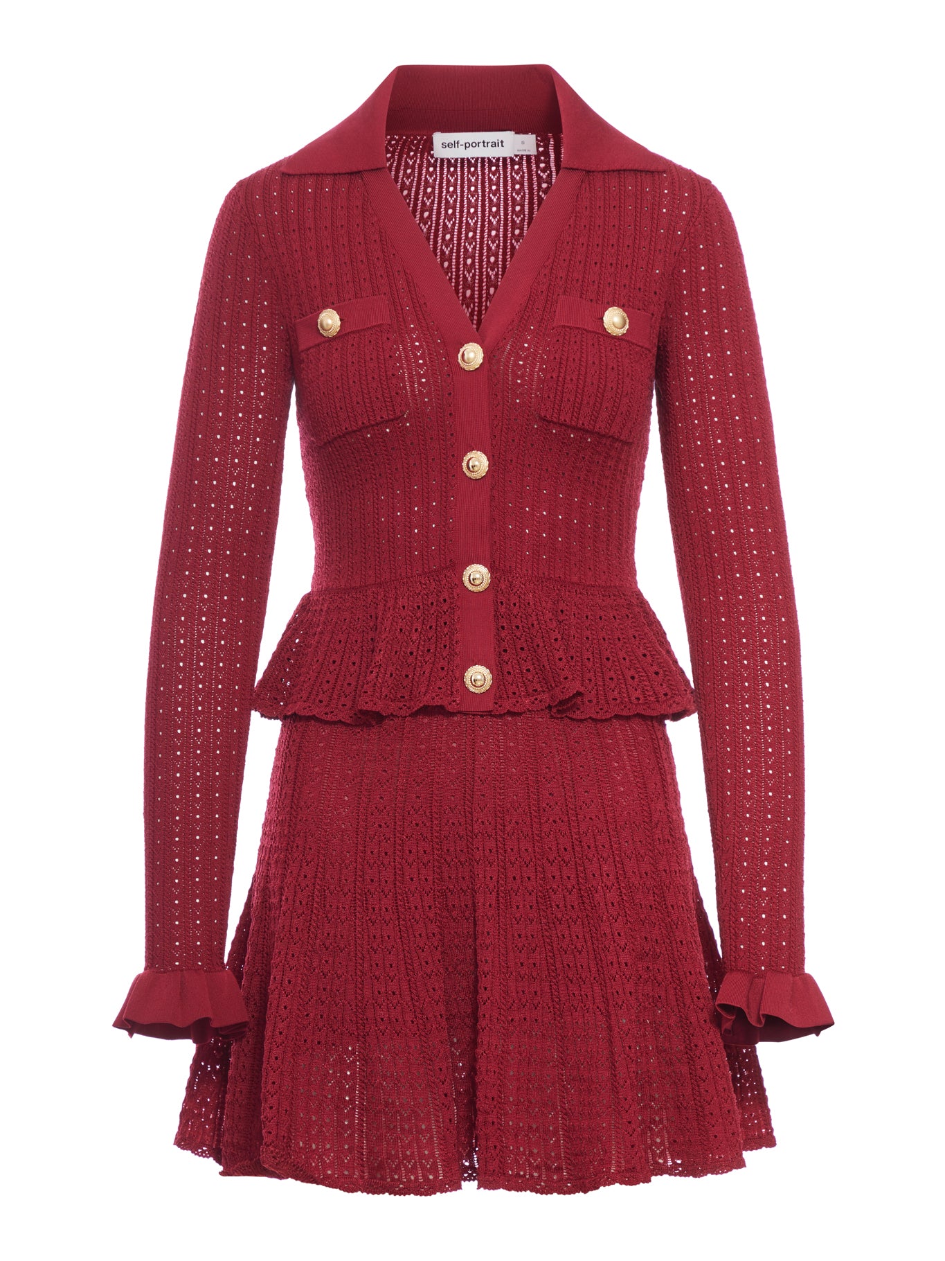 MINI ABITO IN MAGLIA TRAPUNTATA