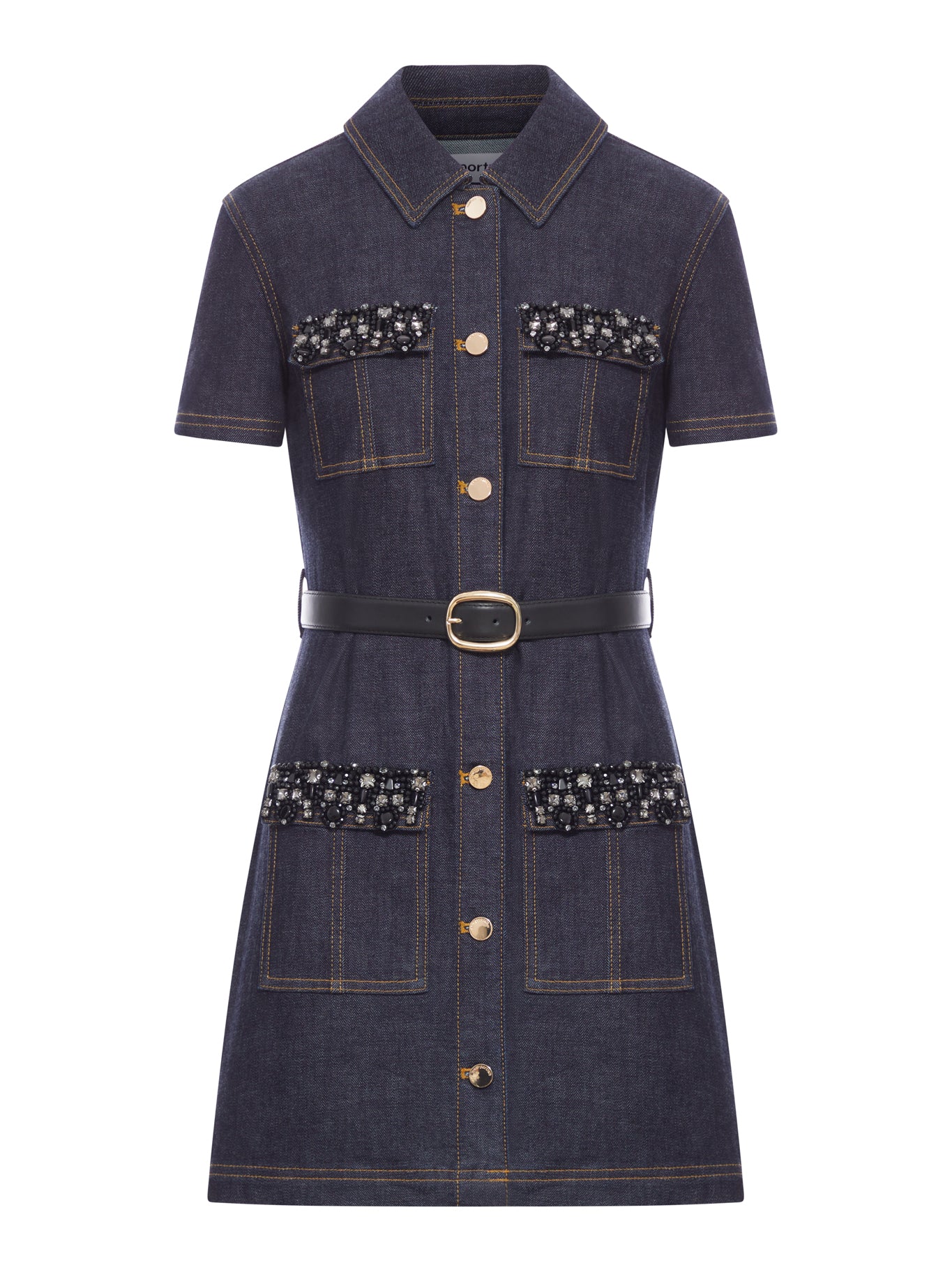 MINI ABITO CON DETTAGLI GIOIELLO