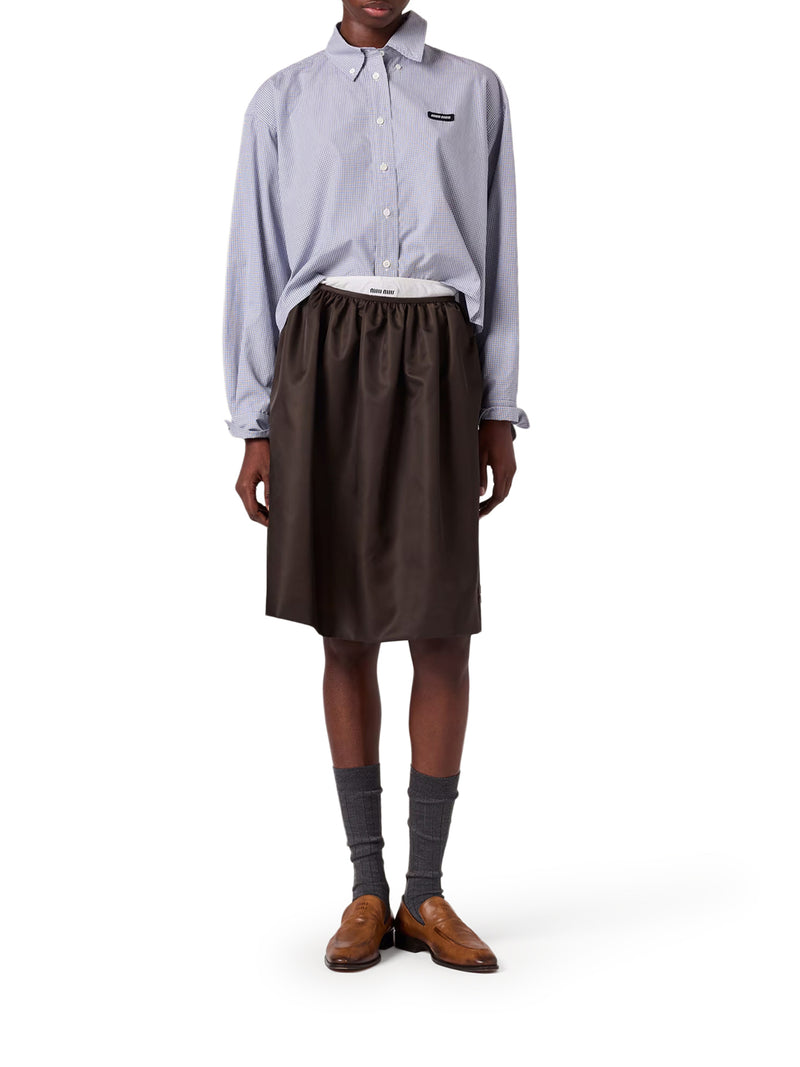 CAMICIA IN POPELINE DI COTONE