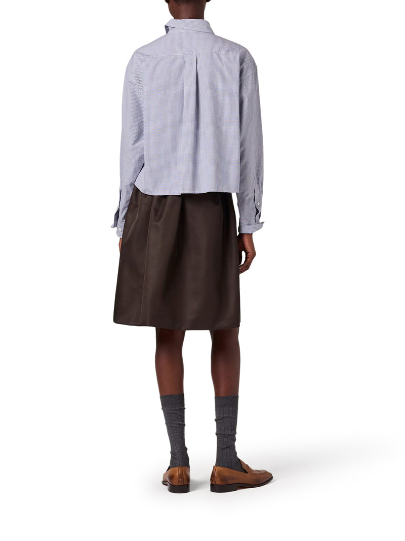 CAMICIA IN POPELINE DI COTONE