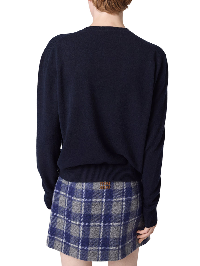 MAGLIONE GIROCOLLO IN CASHMERE