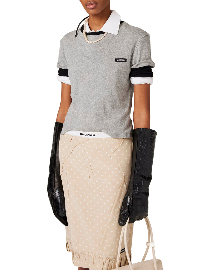 T-SHIRT IN JERSEY A COSTE