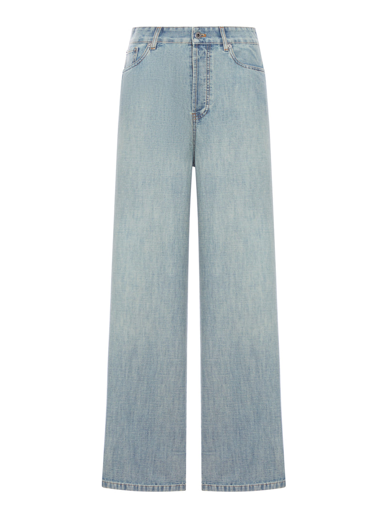 JEANS IN DENIM CHAMBRAY