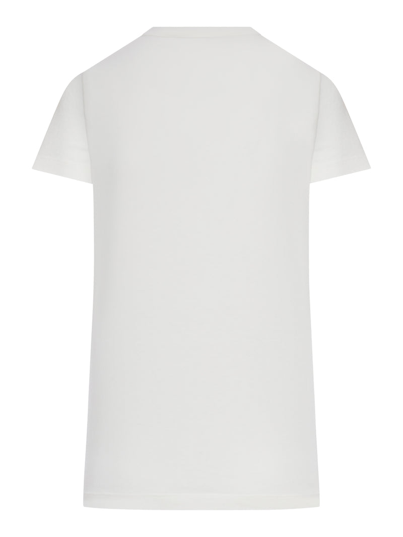 T-SHIRT GIROCOLLO IN JERSEY DI COTONE