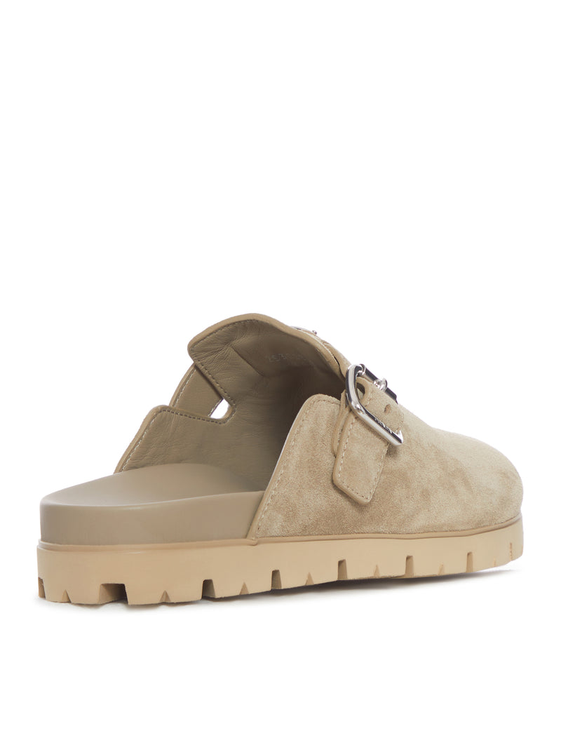 SABOT IN PELLE SCAMOSCIATA