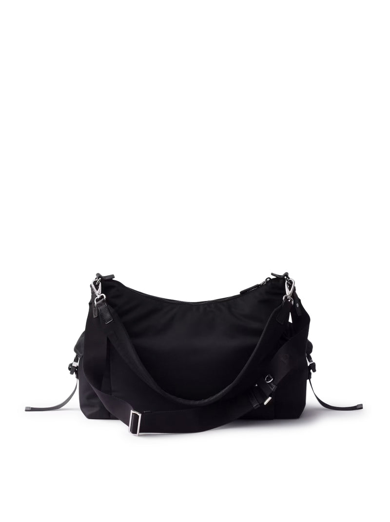 BORSA EXPLORE IN RE-NYLON E PELLE