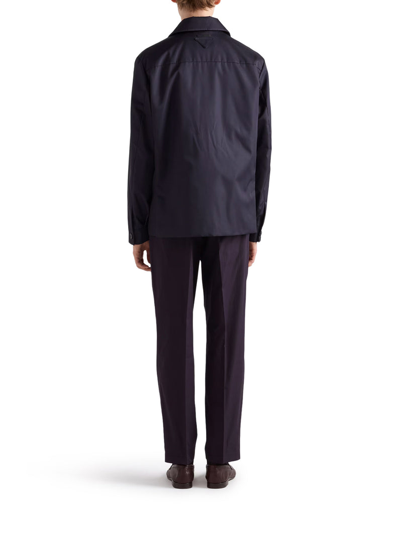 PANTALONI SARTORIALI IN POPELINE DI COTONE