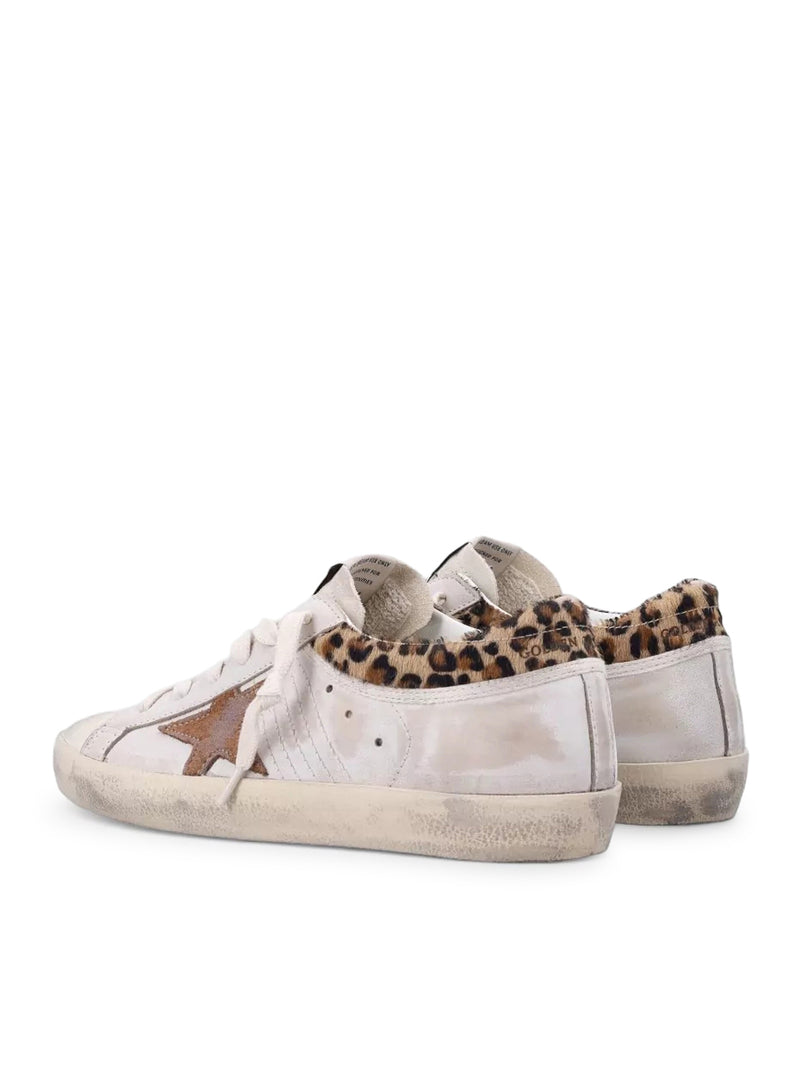 SNEAKERS SUPERSTAR CON INSERTI IN CAVALLINO