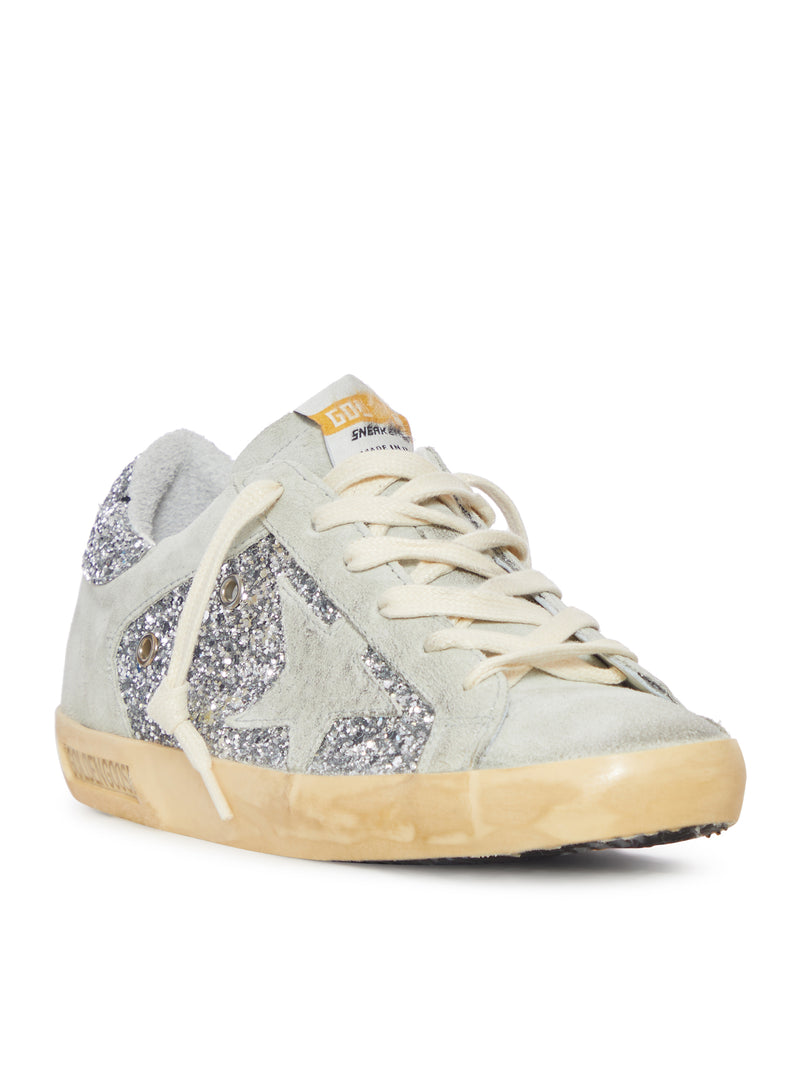 SUPER-STAR IN SUEDE CON DETTAGLIO GLITTER