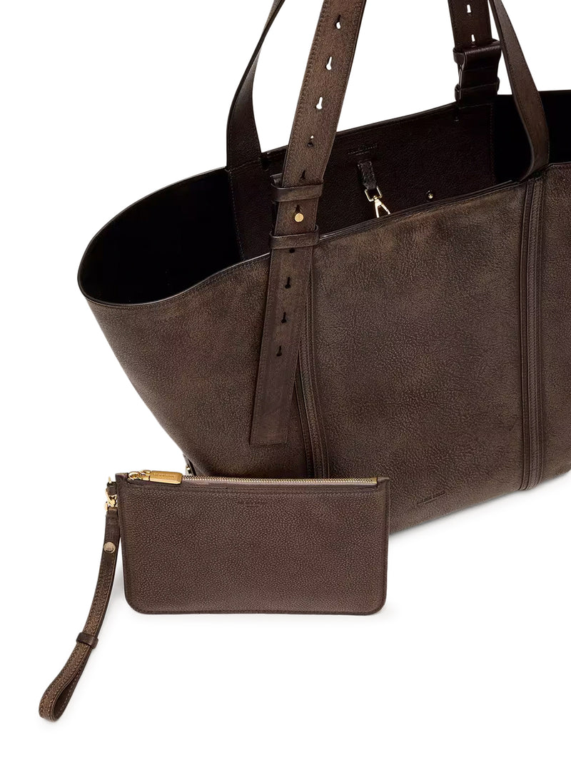 24/7 BAG EAST WEST IN PELLE DISTRESSED