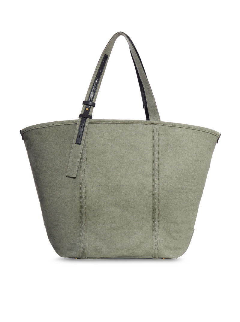 BORSA TOTE IN CANVAS CON STAMPA