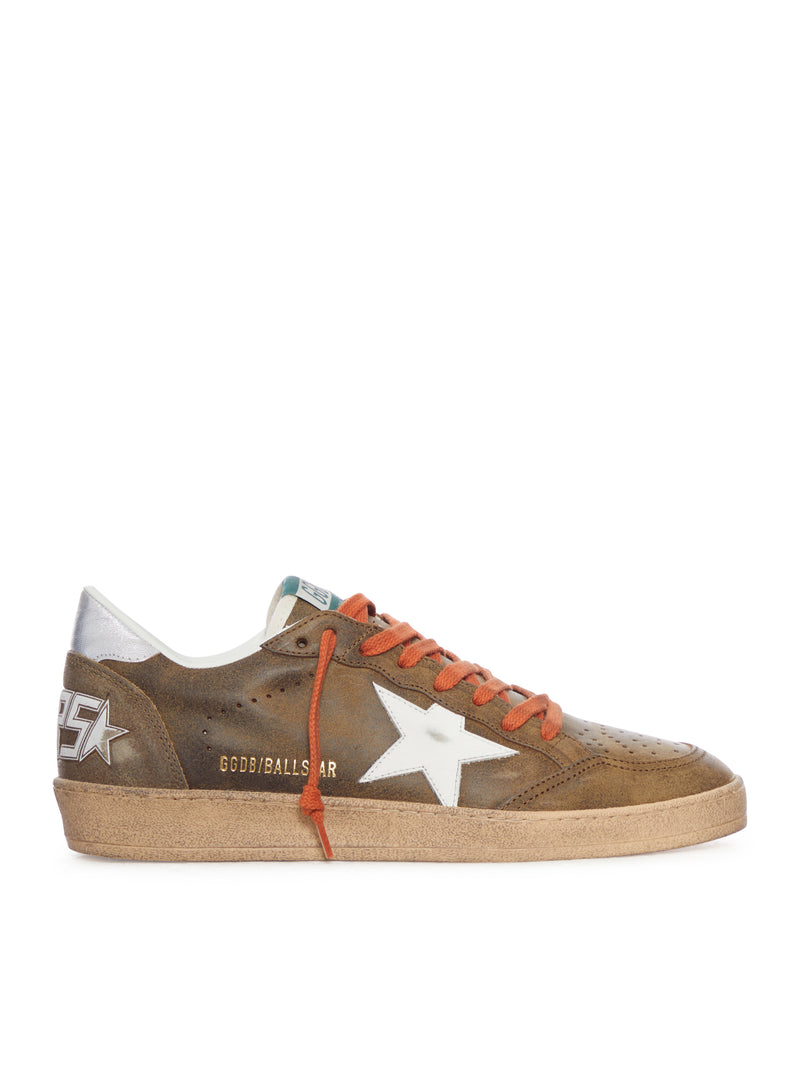 SNEAKERS BALL-STAR IN SUEDE E LACCI A CONTRASTO