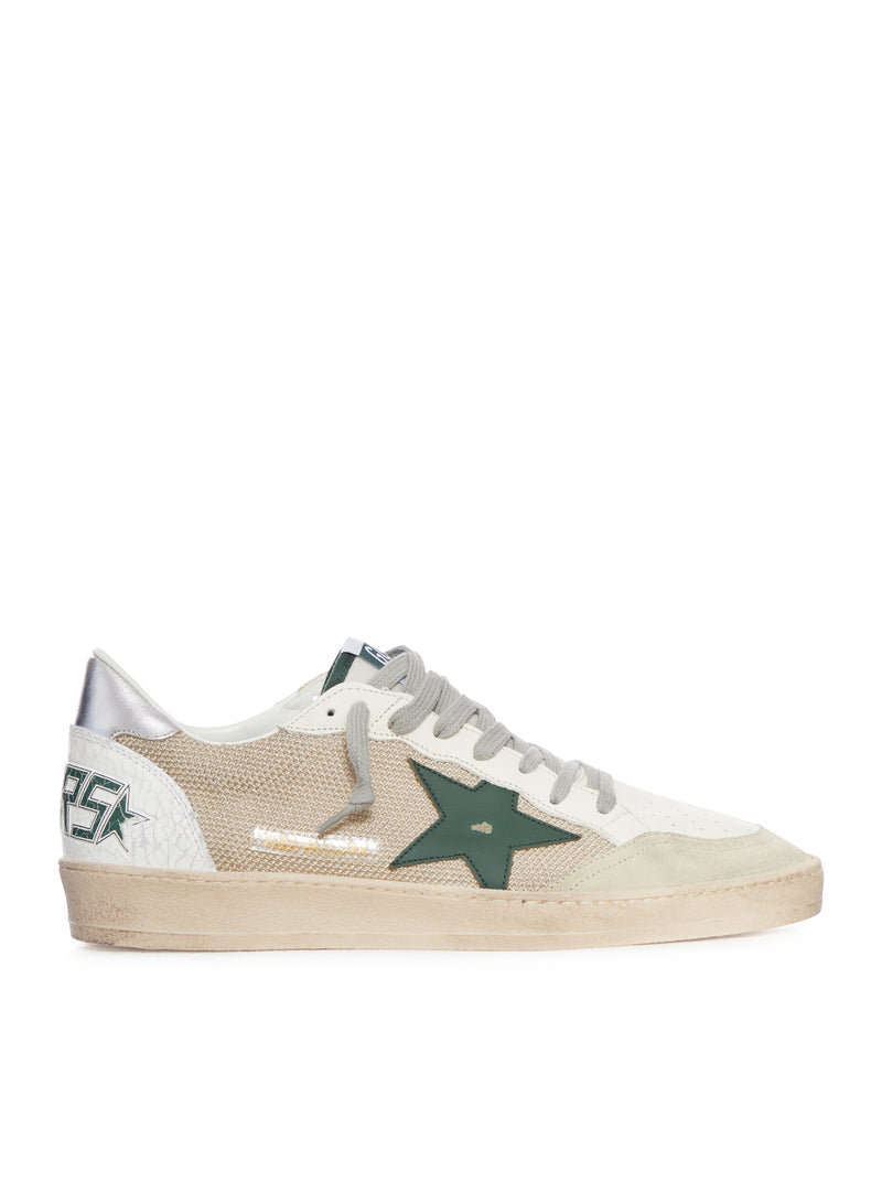 SNEAKERS BALL-STAR IN PELLE E INSERTI LAMINATI