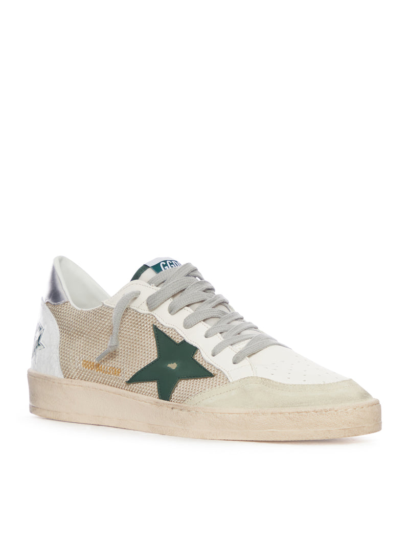 SNEAKERS BALL-STAR IN PELLE E INSERTI LAMINATI