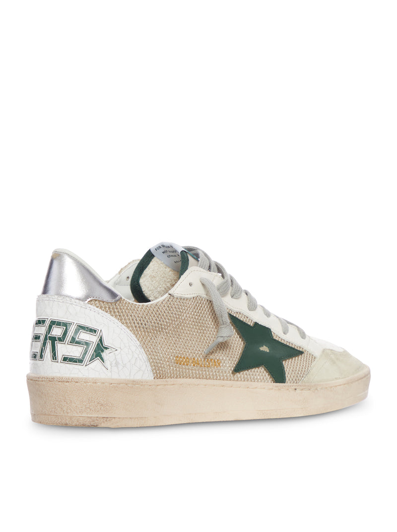 SNEAKERS BALL-STAR IN PELLE E INSERTI LAMINATI