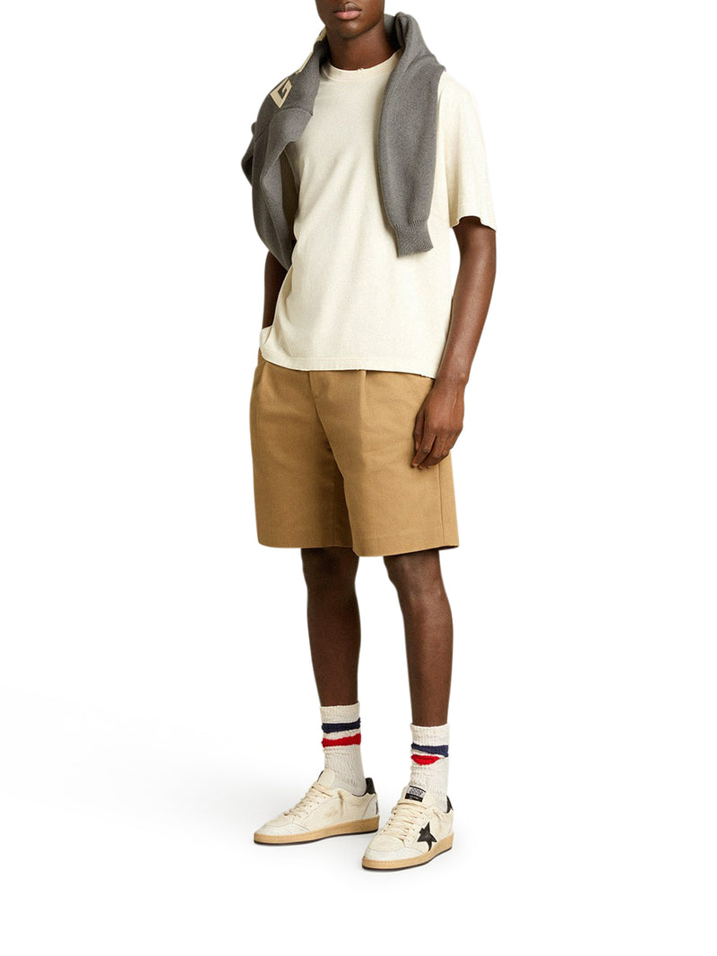 T-SHIRT CON LOGO REVERSE SUL RETRO