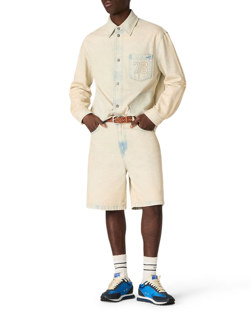 GIACCA WORK IN DENIM SABBIA