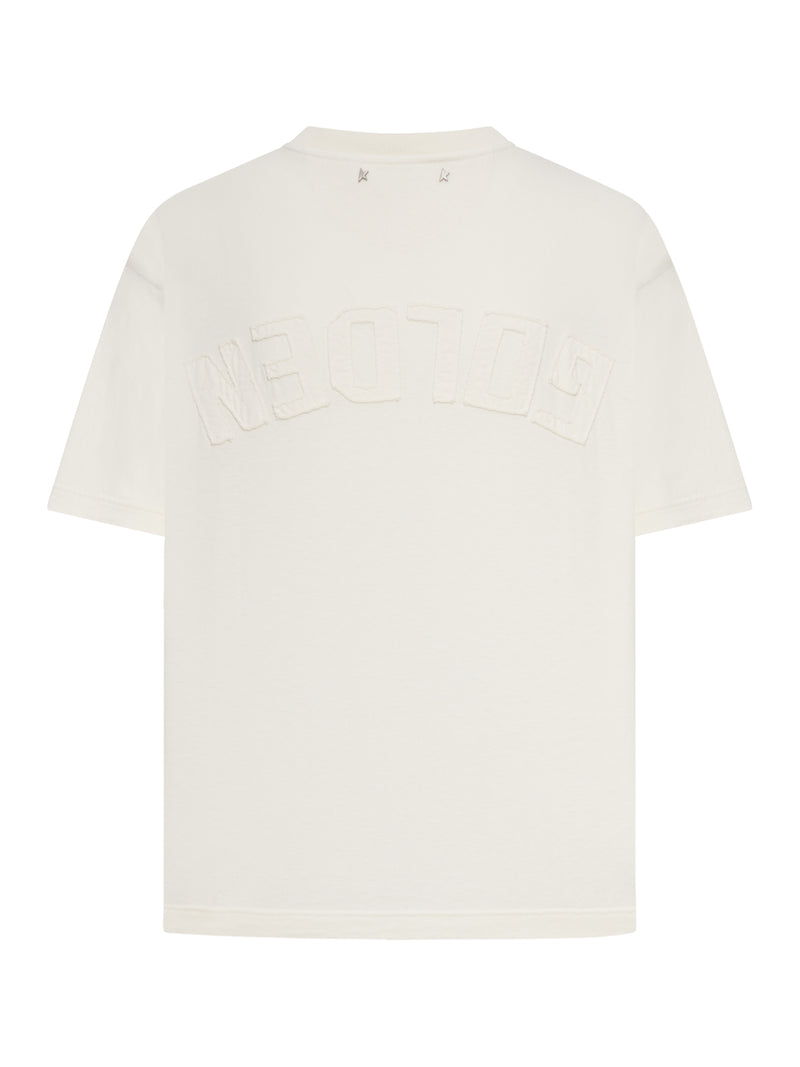 T-SHIRT CON LOGO REVERSE SUL RETRO