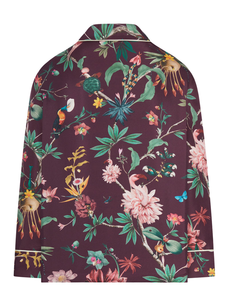 CAMICIA IN TWILL DI SETA