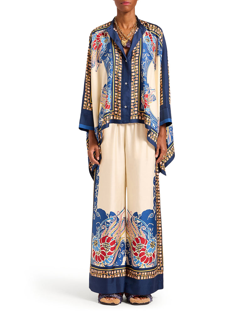 CAMICIA FOULARD IN SETA