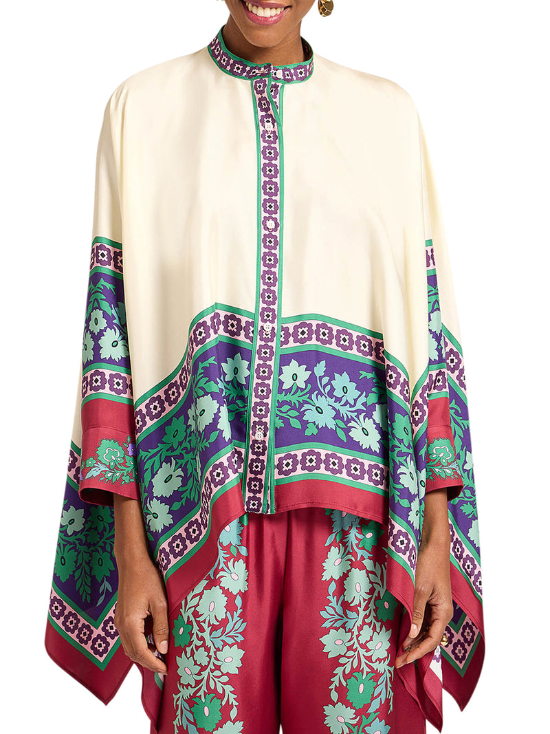 CAMICIA FOULARD IN SETA