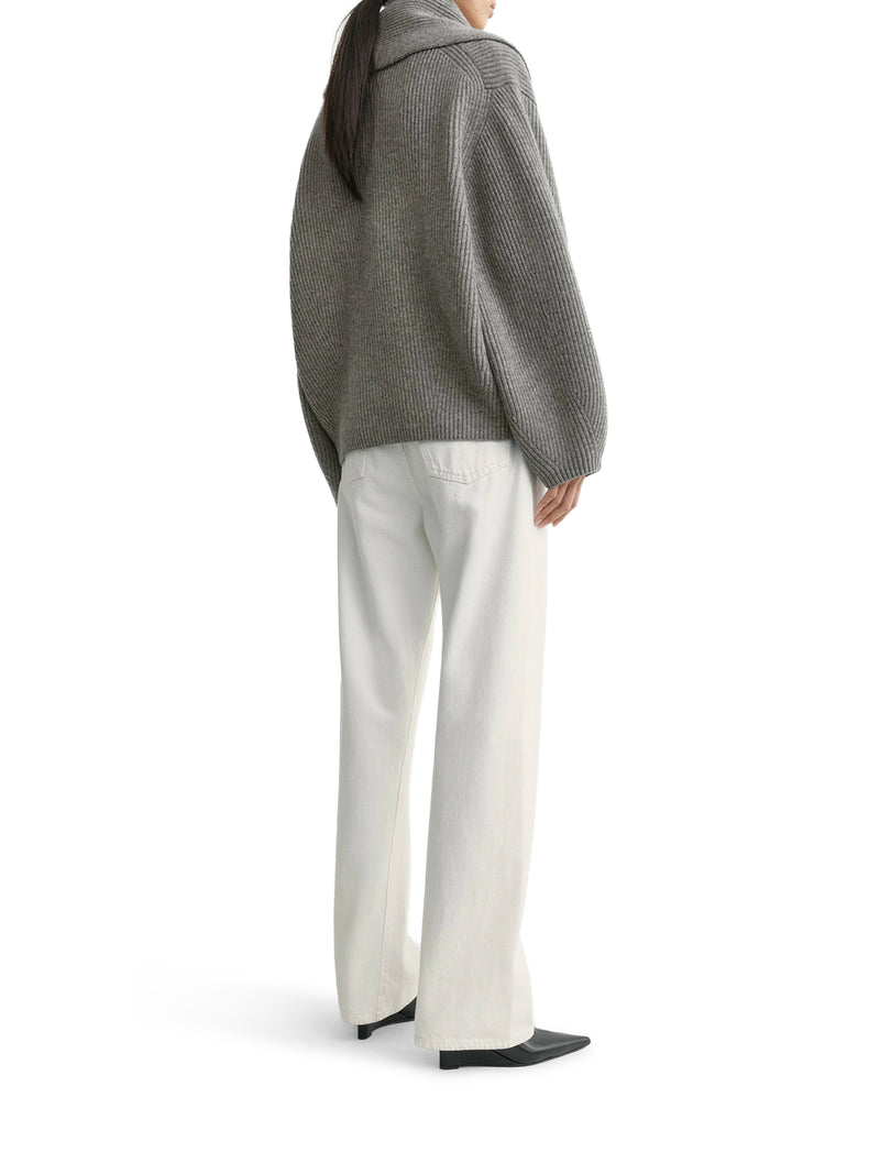 CARDIGAN CON REVERS A SCIALLE