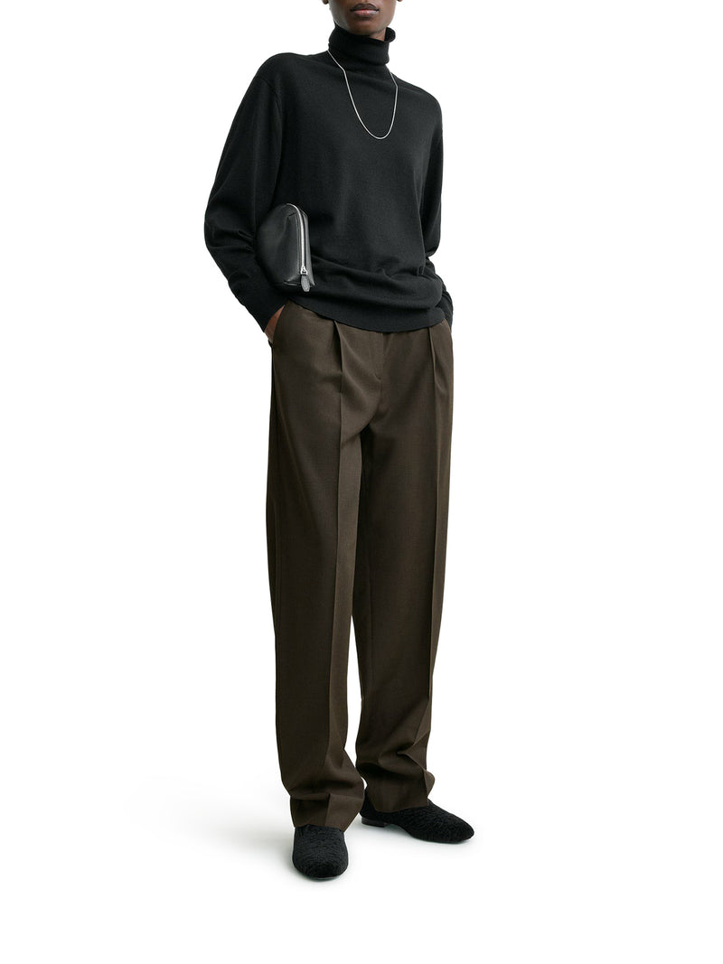 PANTALONI SARTORIALI IN MISTO LANA